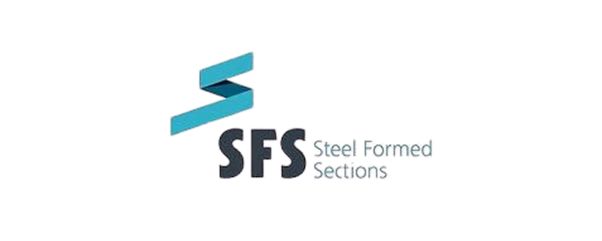 SFS (Steel Formed Sections) logo - Co. Monaghan